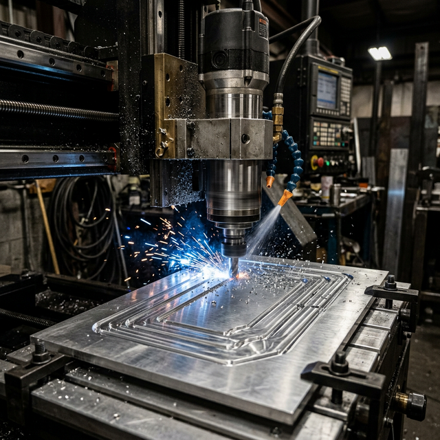 Fresado Router CNC aluminio